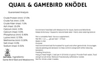 Quail & Gamebird Knödel — Enrichment Feed Ball with Mealworms 2 pack
